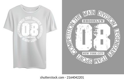 vector mockup t shirt letters typography design