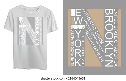 vector mockup t shirt letters typography design