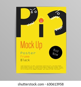 Vector mockup for your posters or photos