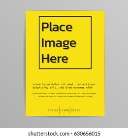 Vector mockup for your posters or photos