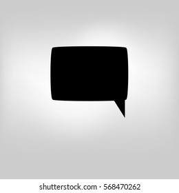Vector moder banner icon bubble speesh