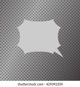 Vector moder banner icon buble speesh