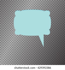 Vector moder banner icon buble speesh
