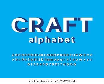 Vektorgrafik des modernen abstrakten Alphabets