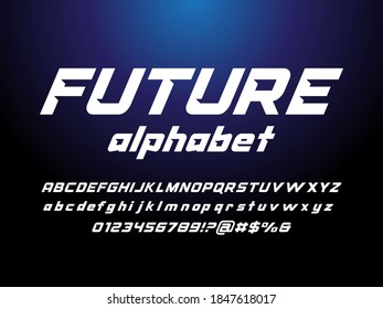 Vector of modern abstract alphabet design