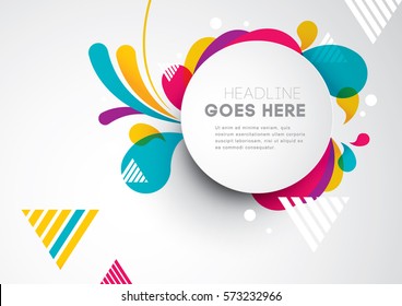 Vector of modern abstract background