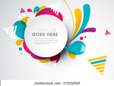 Vector of modern abstract background