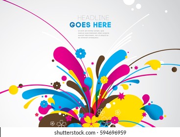 Vector of modern abstract background