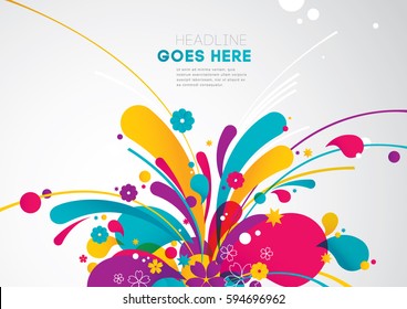 Vector of modern abstract background