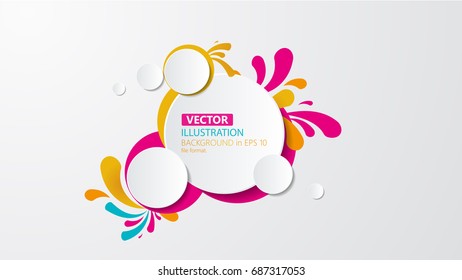 Vector of modern abstract background