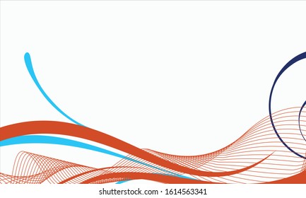 vector modern abstract background with colorful waves
