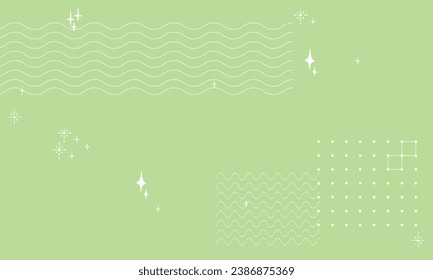 Vector modern abstract background with retro memphis elements and pastel color.