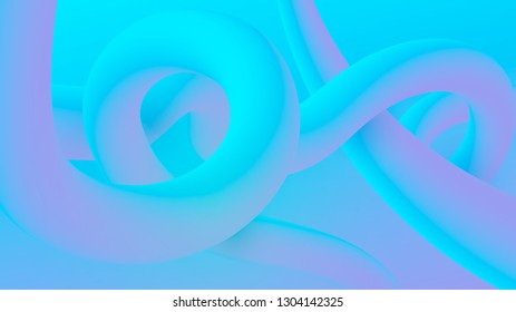 VECTOR modern abstract background. Trendy gradient shapes composition in neon blue and pink colors. Futuristic design.