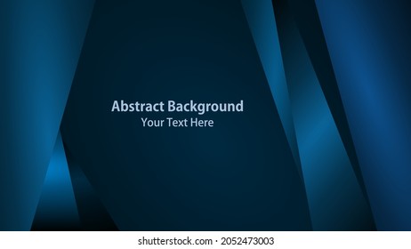 Fondo azul abstracto vectorial moderno
