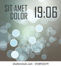 Vector modern abstract bokeh background
