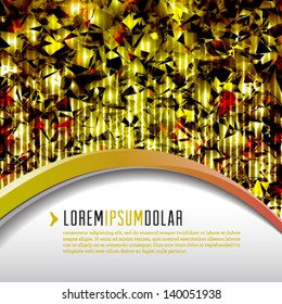 Vector modern abstract business illustration background - separated layers.