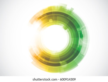 Vector of modern abstract circle element and background