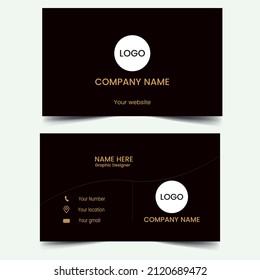  vector modern abstract clean and simple business card template, Horizontal name card, Stylish stationery design and visiting card, Creative and professional business card design.