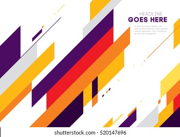 Vector of modern abstract diagonal geometric element and background