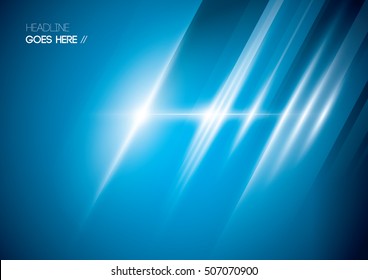 Vector of modern abstract diagonal lighting and background