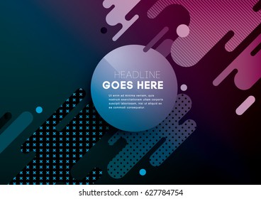 Vector of modern abstract element and background