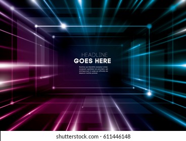 Vector of modern abstract futuristic background