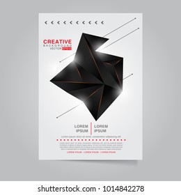 Vector of modern abstract geometric background