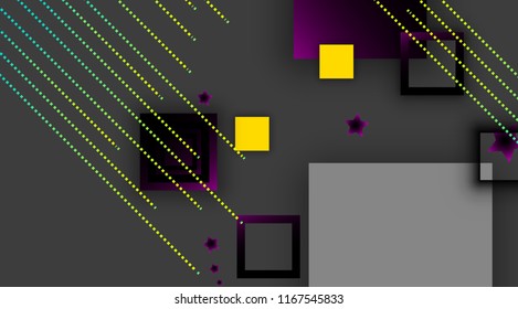Vector of modern abstract geometric background. Vector illustration.