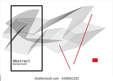 Vector of modern abstract geometric background