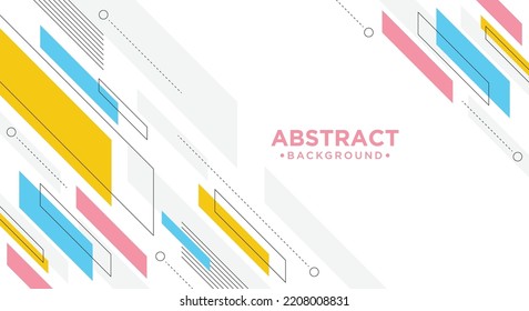 Vektorgrafik des modernen abstrakten, geometrischen Hintergrunds.