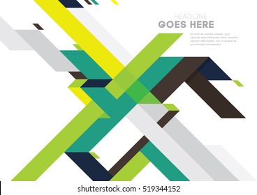 Vector of modern abstract geometric background
