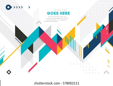 Vector Of Modern Abstract Geometric Background