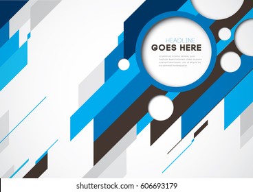 Image vectorielle sur fond abstrait moderne géométrique