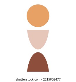 Vector modern Abstract geometric composition. Geometric design, minimalism, geometric shapes. Logo design