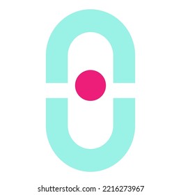 Vector modern Abstract geometric composition. Geometric design, minimalism, geometric shapes. Logo design