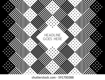 Vector of modern abstract geometric pattern and background