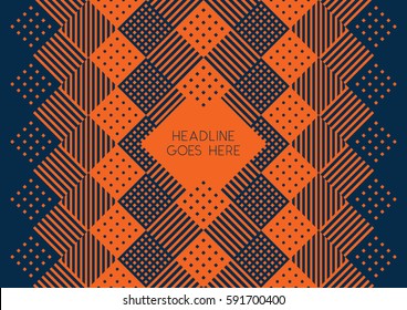 Vector of modern abstract geometric pattern and background