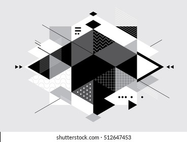 Vector of modern abstract geometrical background
