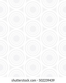Vector modern abstract geometry circles pattern. gray seamless geometric background . subtle pillow and bed sheet design. creative art deco. hipster fashion print