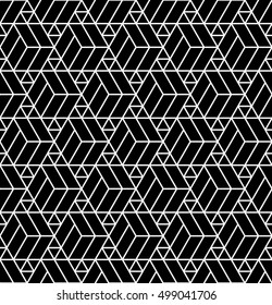 Vector modern abstract geometry grid pattern. black and white seamless geometric background . subtle pillow and bed sheet design. creative art deco. hipster fashion print