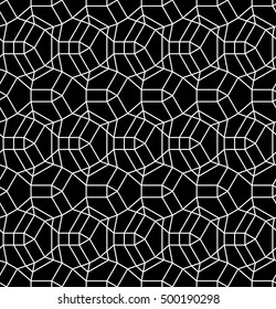 Vector modern abstract geometry grid pattern. black and white seamless geometric background . subtle pillow and bed sheet design. creative art deco. hipster fashion print