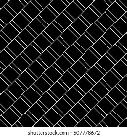 Vector modern abstract geometry pattern. black and white seamless geometric background . subtle pillow and bed sheet design. creative art deco. hipster fashion print