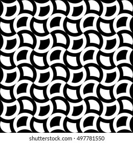 Vector modern abstract geometry square pattern. black and white seamless geometric background . subtle pillow and bed sheet design. creative art deco. hipster fashion print
