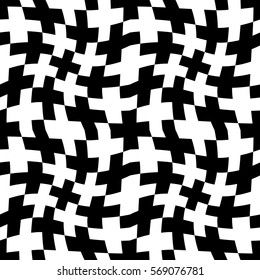 Vector modern abstract geometry x pattern. black and white seamless geometric cross background . subtle pillow and bed sheet minimal design. creative art deco. hipster fashion print