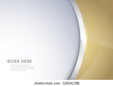 Vector of modern abstract glossy background