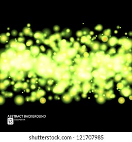Vector modern abstract green business illustration background.