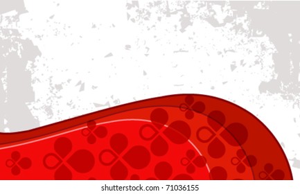 Vector modern abstract grunge floral business background