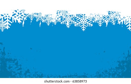 Vector modern abstract grunge winter background