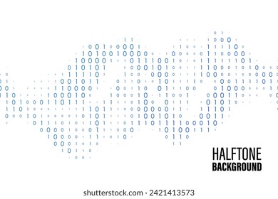 Vector modern abstract halftone background. Texture of dots wallpaper for website, banner, header