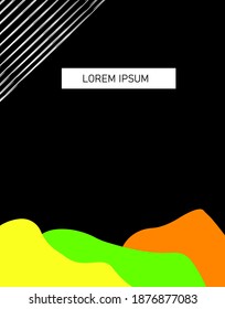 Vector of modern abstract layout and background